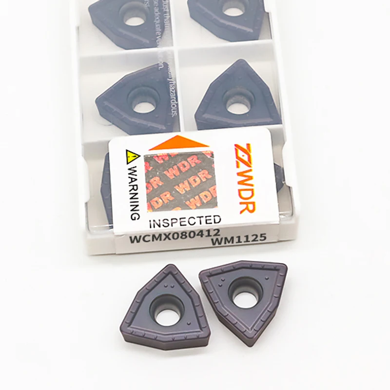 10 Uds. Cuchilla de perforación en U de alta calidad WCMX 030208   WCMX 040208   WCMX06T308 WCMX 080412   Insertos indexables UK 1125 para metal con taladro en U