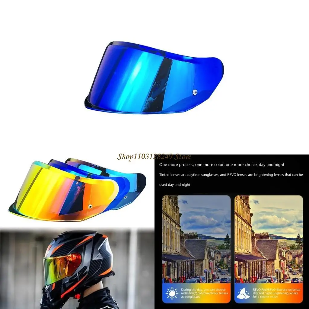 

N5KD Fast Change Sunshades Motorbike Helmets Visors Antifog Wear Resistance For FF808