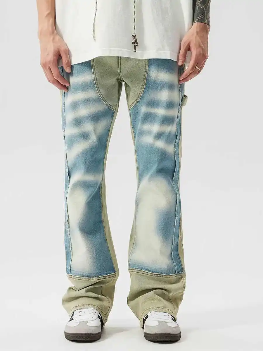 

Blue Women's Jeans Hip-hop Fashion Vintage Streetwear Y2K Wide Leg Straight Jean High Waist Trouser Classic Baggy Denim Pants