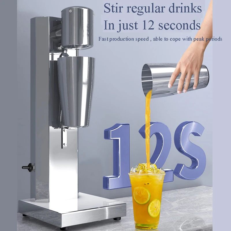 Newly Commercial  Automatic Milkshake Machine Small Mixer Whisk Drink Mixer For Coffee Milkshake Maker view 4