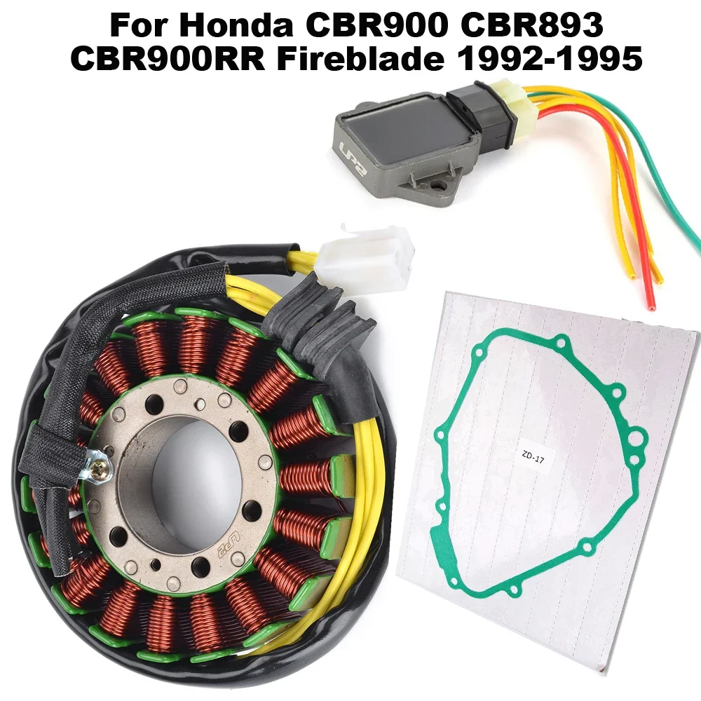 Motorcycle Magneto Stator Rectifier Gasket Set For Honda CBR900 CBR893 CBR900RR Fireblade 1992-1995 1993 1994