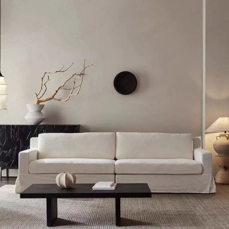 

Loveseat Nordic Living Room Sofas Puffs Minimalist Filling Modern Living Room Sofas Cream Floor Divano Lounge Suite Furniture