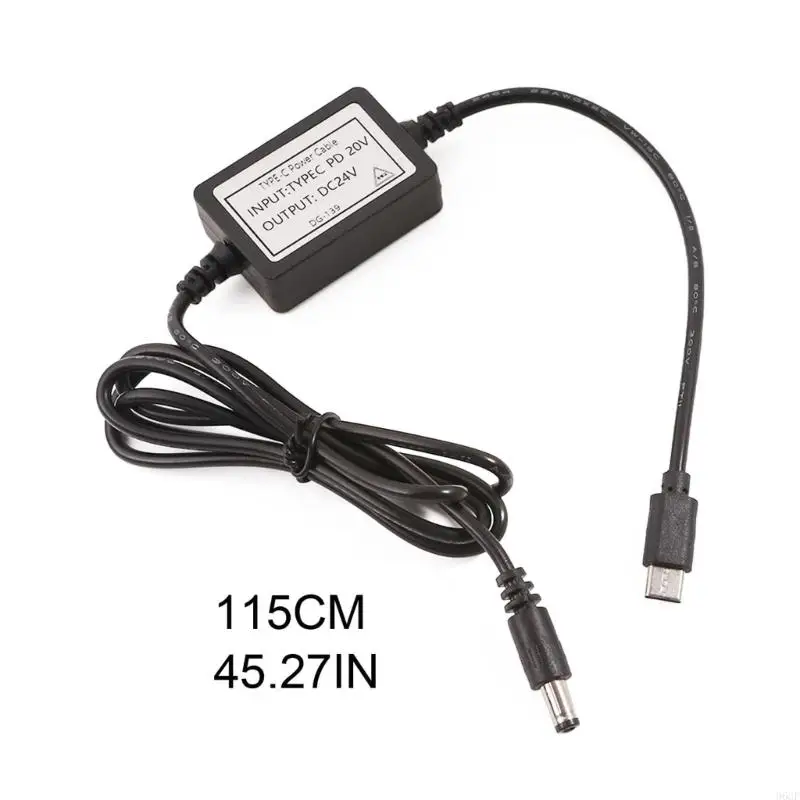 96GF كابل الطاقة فولتية قابلة للتعديل محول الطاقة مع نصائح محول قابلة للتبديل PVC ملمس لعشاق التكنولوجيا