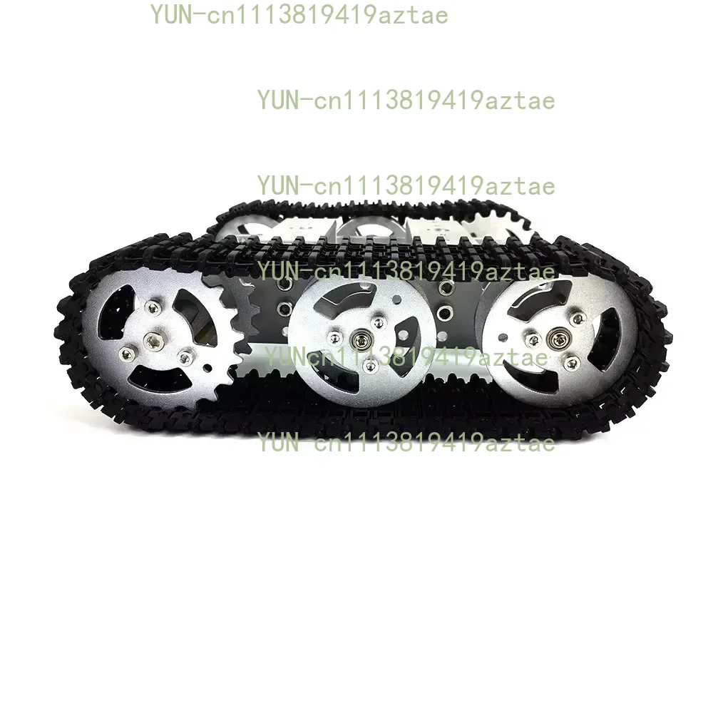 All Metal Tank Robot Chassis Kit with Motor Suspension Intelligent Coding Robot Car