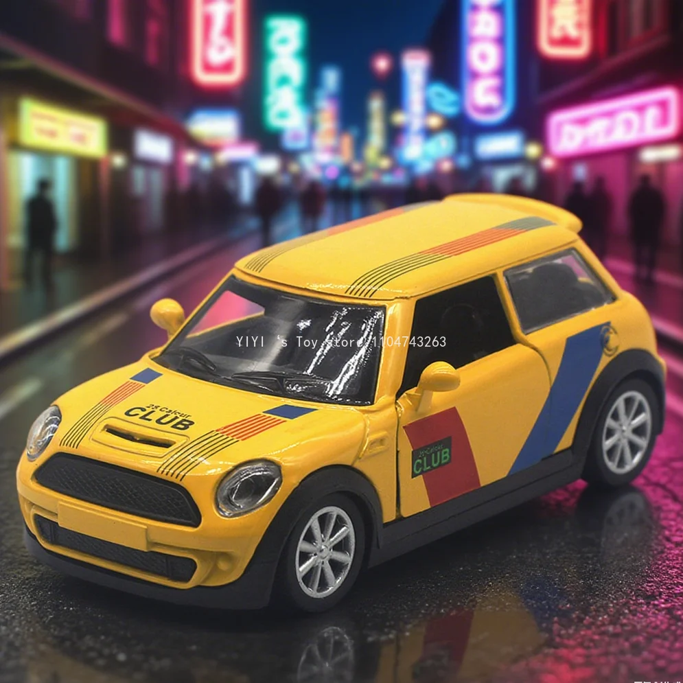 

1:32 mini painted racing car alloy models, rebound car models, high-end decorations, and car children's toys 25