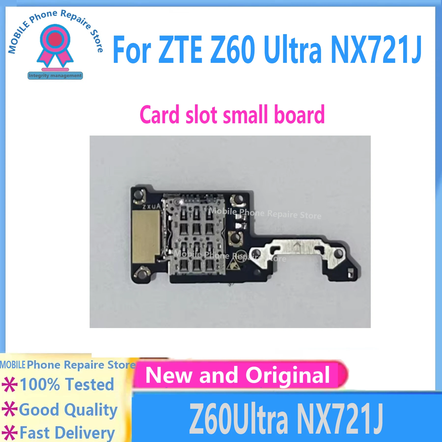 MIC Microphone Board SIM Card Slot Tray Holder For ZTE nubia Z60