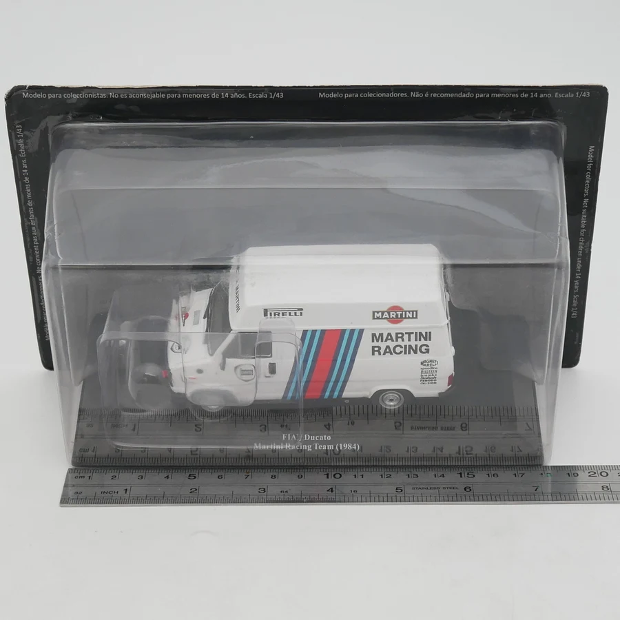 

Литой под давлением Ixo, масштаб 1:43, Fiat Ducato Van Martin Racing Team, модель автомобиля из сплава, Коллекционная игрушка, подарок, сувенир, украшение для дисплея