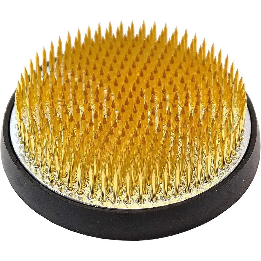 

2299, Flower Frog Japanese Kenzan for Ikebana Vase Flower Arrangements Brass Floral Arranging Pin Needle Holder Made in Japan, 4