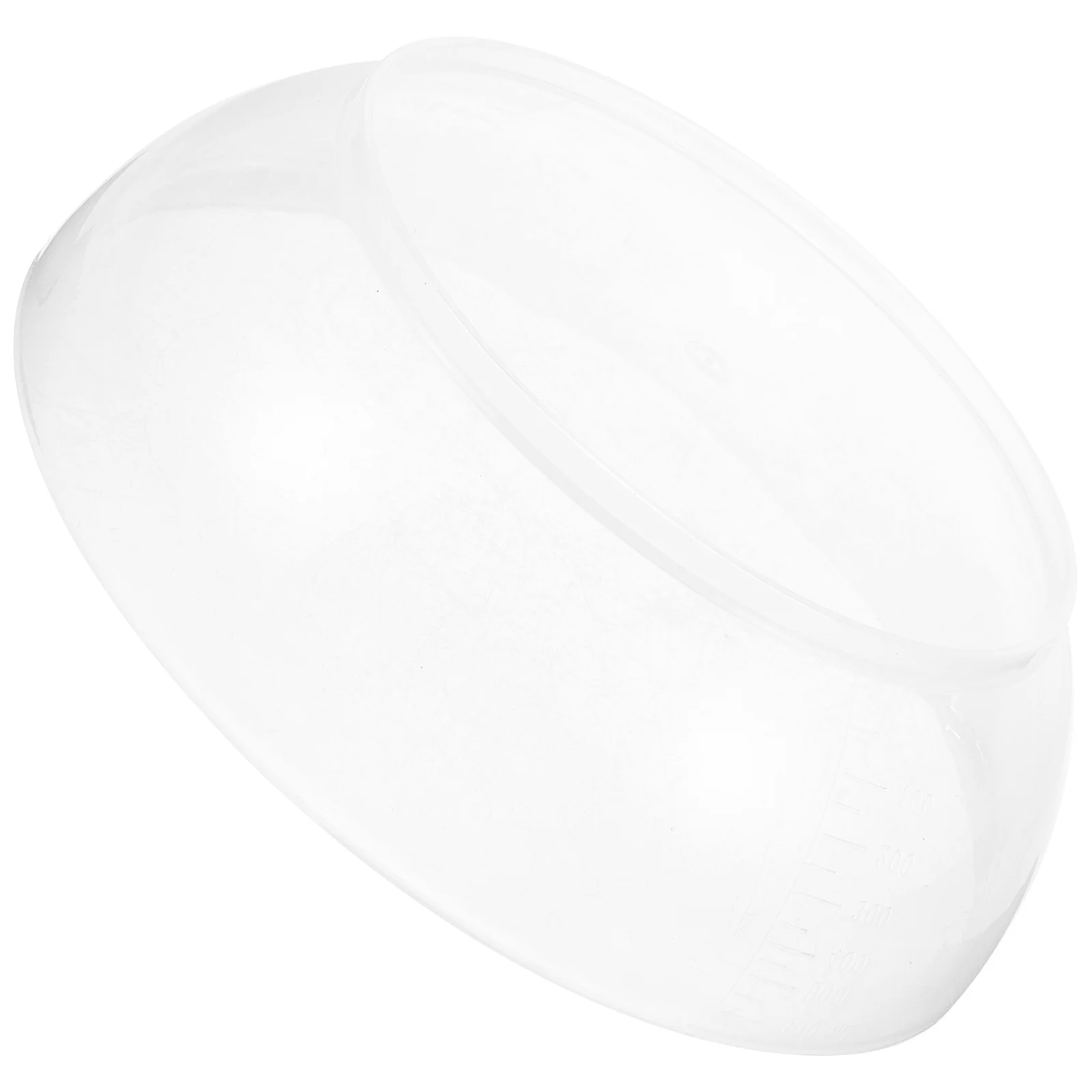 Kitchen Weighing Scale Tray 600ml Clear ABS Plastic Food Measuring Cup Portable Replacement Pan Household Weight Scale