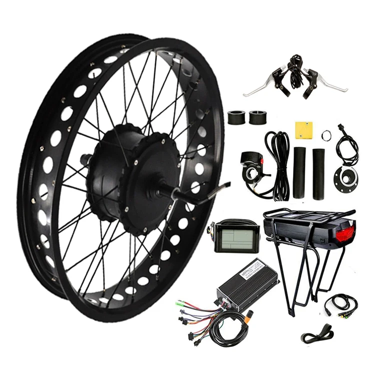 

48v 1500w Electric Bicycle Conversion Kit For Fat Kit Electric Bike Conversion Electric Bicycle Motor