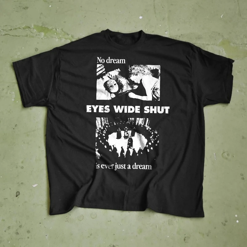 Camiseta Eyes Wide Shut, camiseta con gráfico de película de Stanley Kubrick, camiseta unisex de algodón holgada y transpirable con gráfico de película de culto para verano