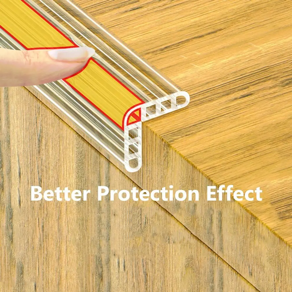 High Quality Anti Collision Baby Proofing Transparent Self Adhesive Corner Guard Strip Kids Safety PVC Table Edge Protector