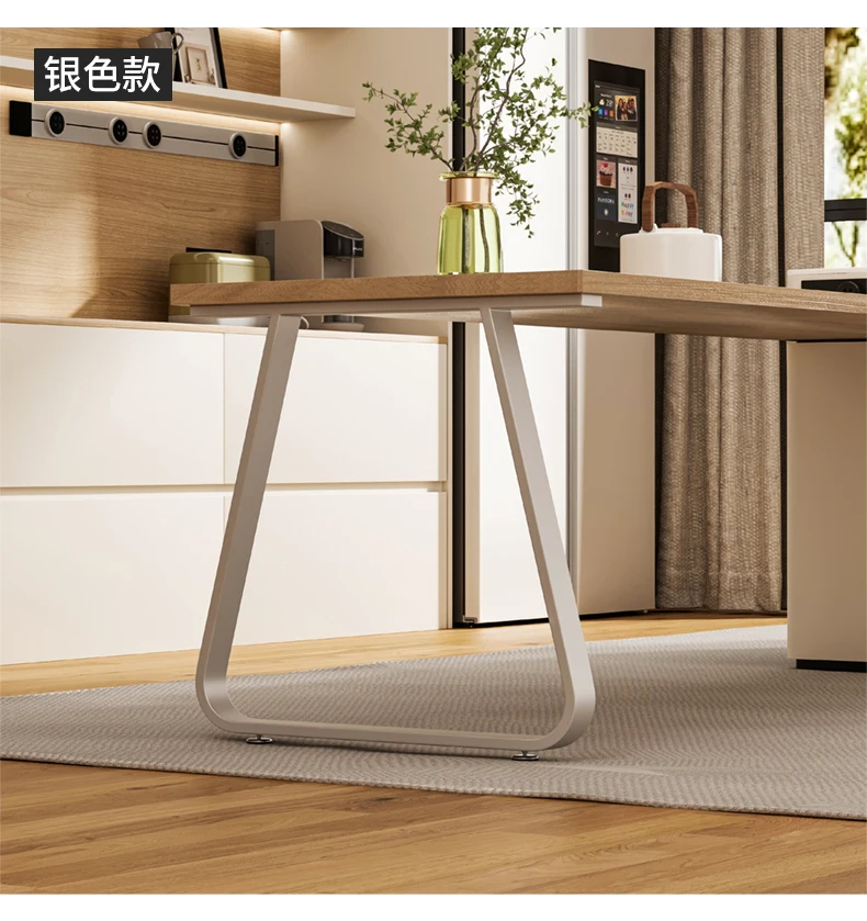 Iron Art Support Feet High-Temperature Painted Bar Stand Single-Side Table Legs Stable Heavy-Duty Table Parts Contemporary Style