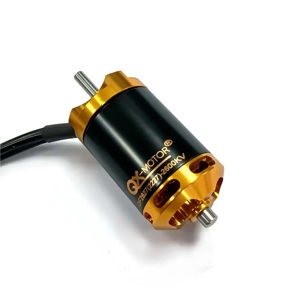 QX-MOTOR 70mm 전자 덕트 팬 12 블레이드 EDF, QF2827 2600KV 브러시리스 모터 및 RC 드론 모델 부품용 80A esc 포함