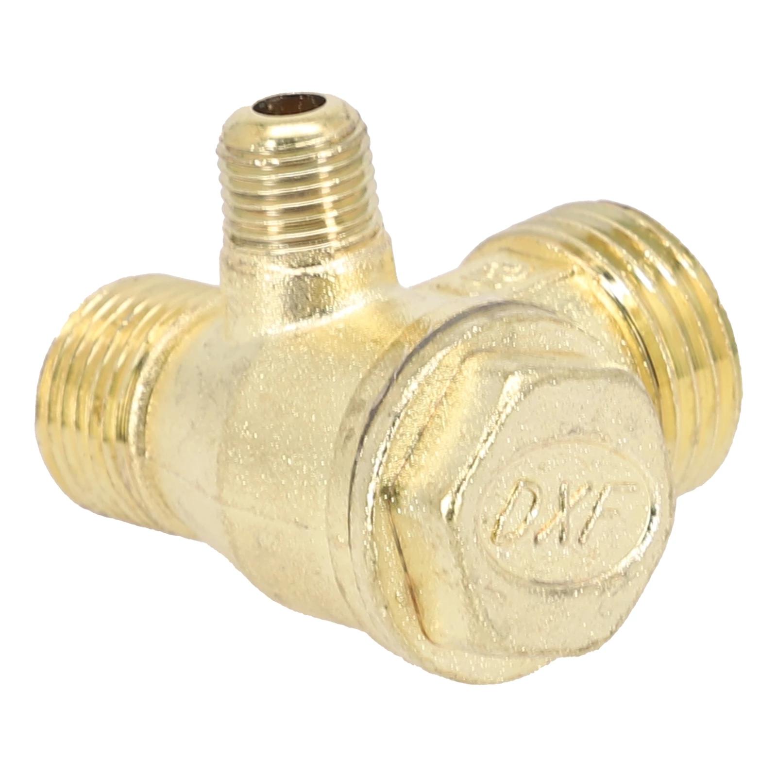 Air-Compressor Check Valve 3 Way Unidirectional Check Valve Connect-Pipe Fittings Connector Zinc Alloy For Pipe Connection Air