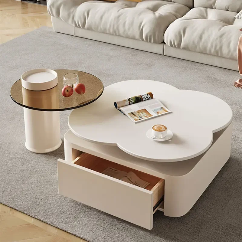 Storage Nordic Coffee Table Room Organizer Mobile Living Room Coffee Table Hallway Design Mesa Centro Salon Home Furniture