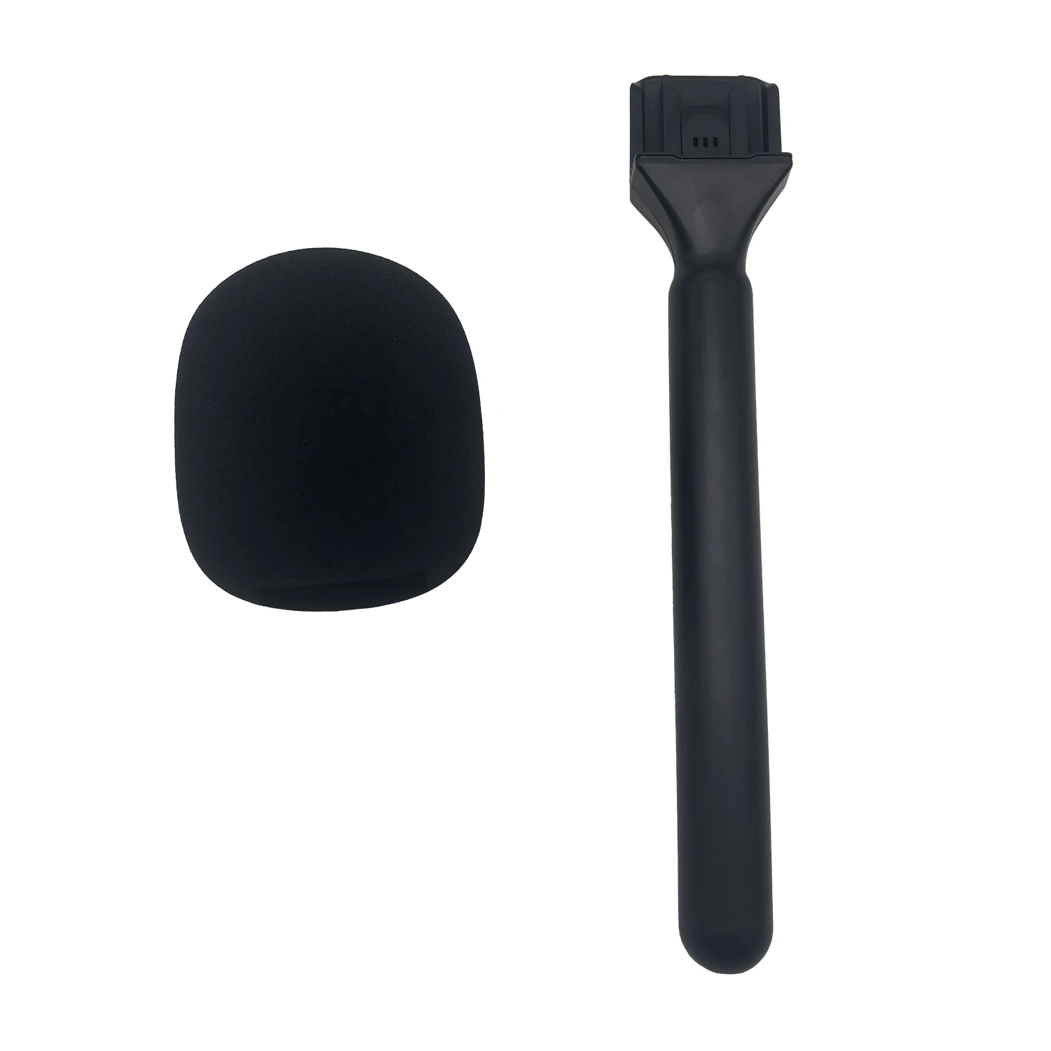 Adaptador de mano con micrófono para grabación de vídeo, entrevista de TV con logotipo personalizado, para Rode Wireless Go Goii/DJI Mic/Relacart, micrófono inalámbrico