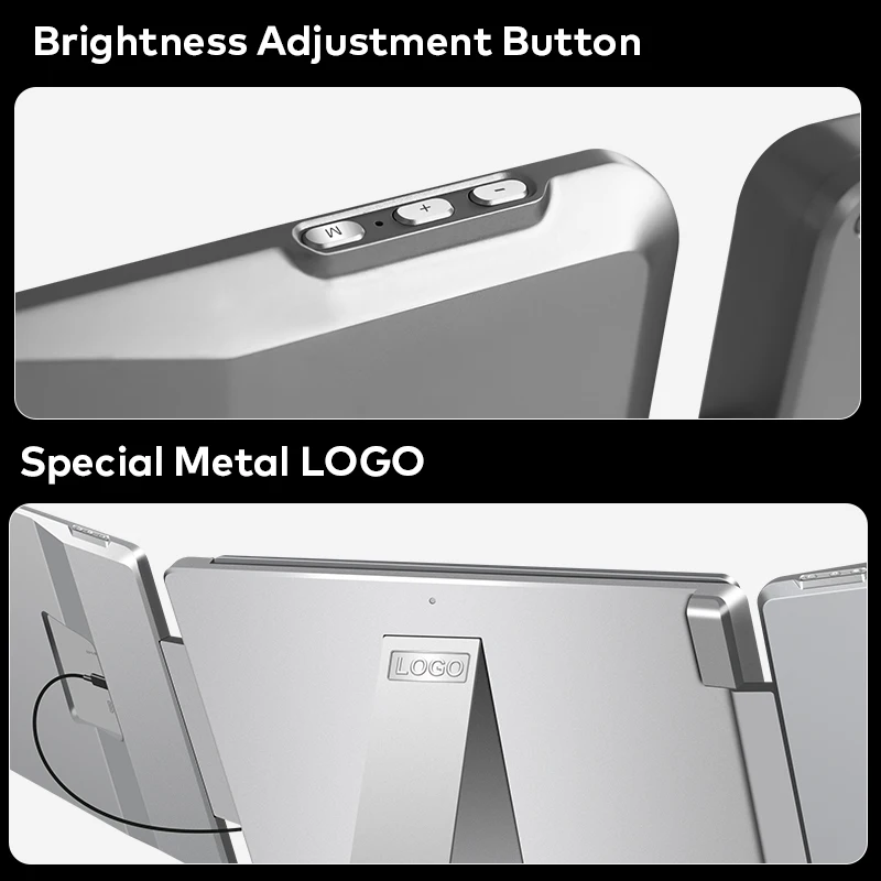 15.6 จอภาพแบบพกพา Lcd Dual แล็ปท็อปรองหน้าจอ Consumer Electronics 2024 Mobile Monitor