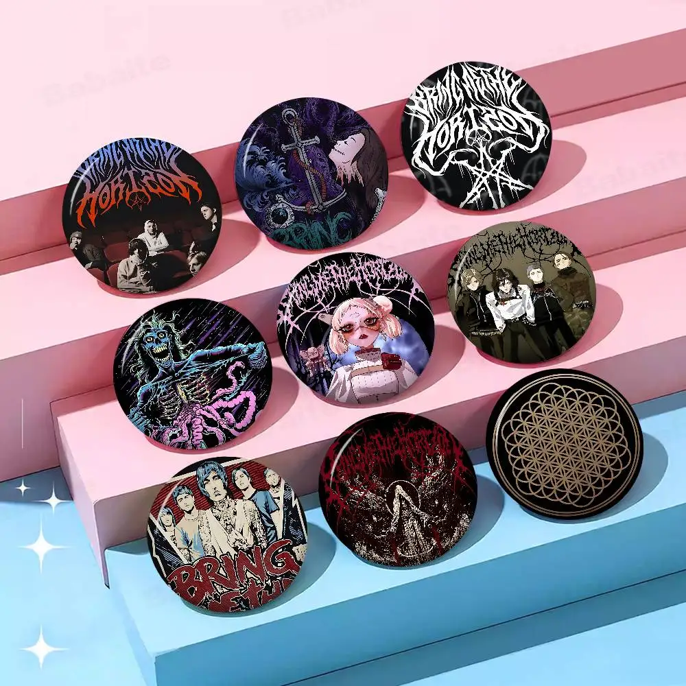 Band B-Bring Me The Horizon, nuevos broches, Pin de botón suave, divertido, tonto, Gnarpy en un monopatín, insignia de Meme, regalos de colección para jugadores