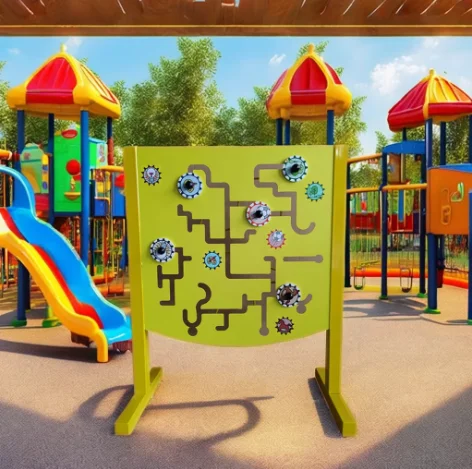 Mobile Circular Maze Sensory Experience, Children's Toys Interactive Games Event Games Carnival Games Event Props