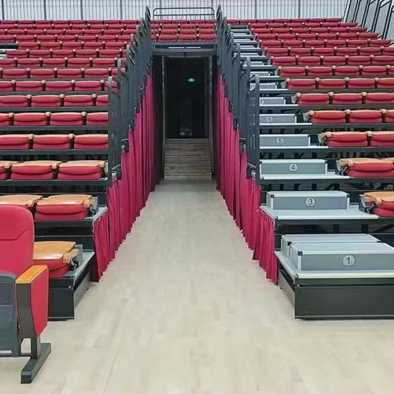 Directe verkoop in de fabriek van elektrische uittrekbare stoelen voor auditoriums, sportarenas, grootstandaards, theaters en theaters