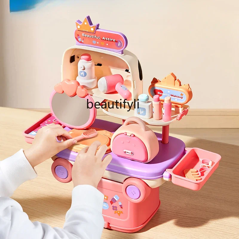 

Mini Kitchenette Real Cook Full Set Children's Cooking Set Kitchenware Makeup Simulation Gift