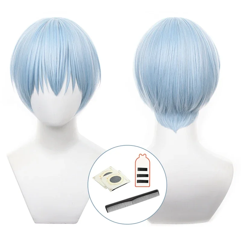 HOLOUN Freeze Beyond Journey's End Anime Sky Cosplay Wig Rose Net Synthetic Fiber Adjustable Size Halloween Christmas Gift