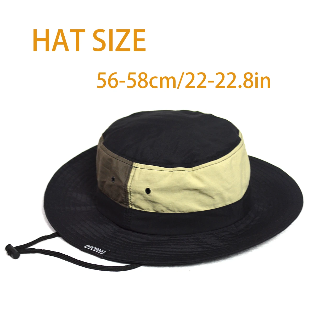 Women Men Japanese Camping Color Block Fisherman Hat Summer Outdoor Windproof Cap Bucket Hats