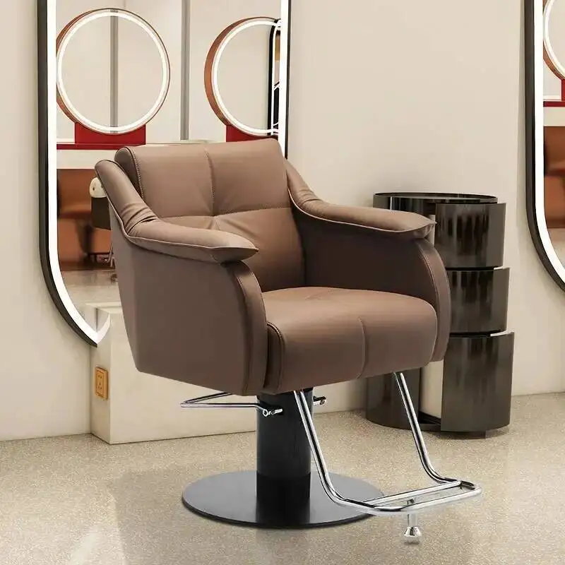 

Swivel Barbershop Beauty Chairs Professional Salon Shampoo Luxury Barber Chair Hairdressing Cadeira Ergonomica Furnitures