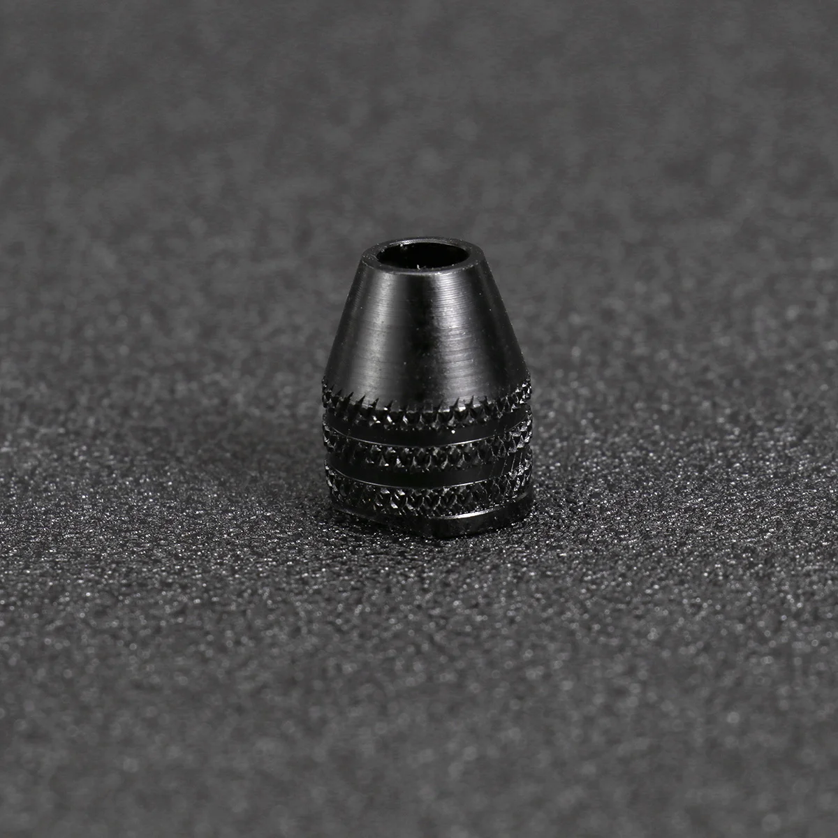 Keyless Drill Chuck Black Mini Alloy Adapter Converter Hold 0.3-3.2mm Drill Bits Impact Driver Accessory Chuck Key