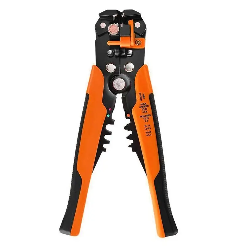 

ABGR-For Wire Stripper CI-1 Vortex 3-в-1: инструмент для зачистки, обжима и резки проводов, эргономичный дизайн, стальная основа, диапазон 0,2-6 мм²