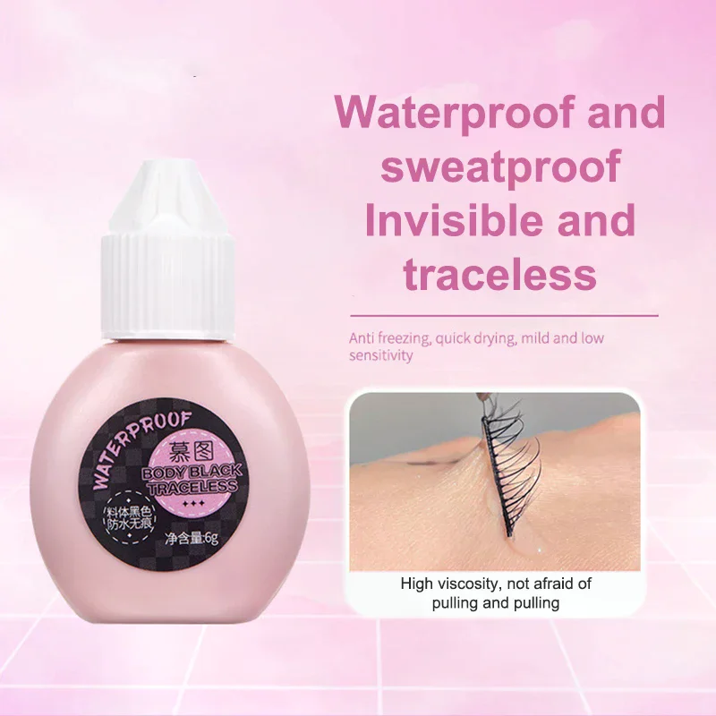 つけまつげエクステ接着剤防水速乾性長期持続強力な無刺激透明まつげエクステンションプライマーツール