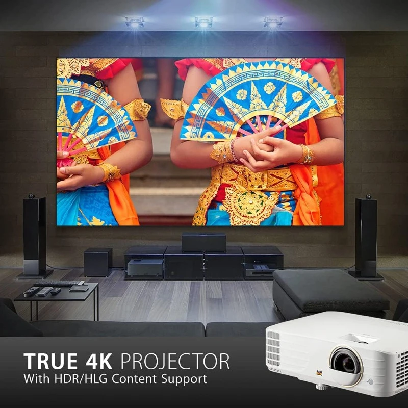 PX748-4K UHD 4K Projector with 4000 Lumens, for Home Theater, Stream Netflix with Dongle，home.