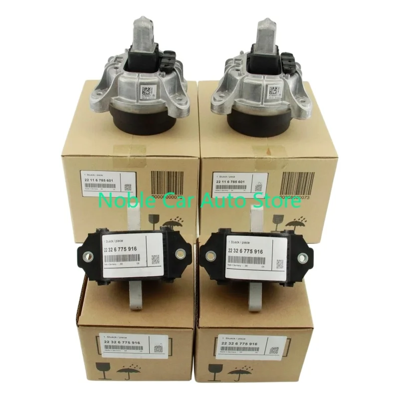 OEM 4pcs Engine And Transmission Mount For BMW 5 F07, F10, F11, 6 F12, 7 F01, F02, F03, F04, 22116785601, 22326775916