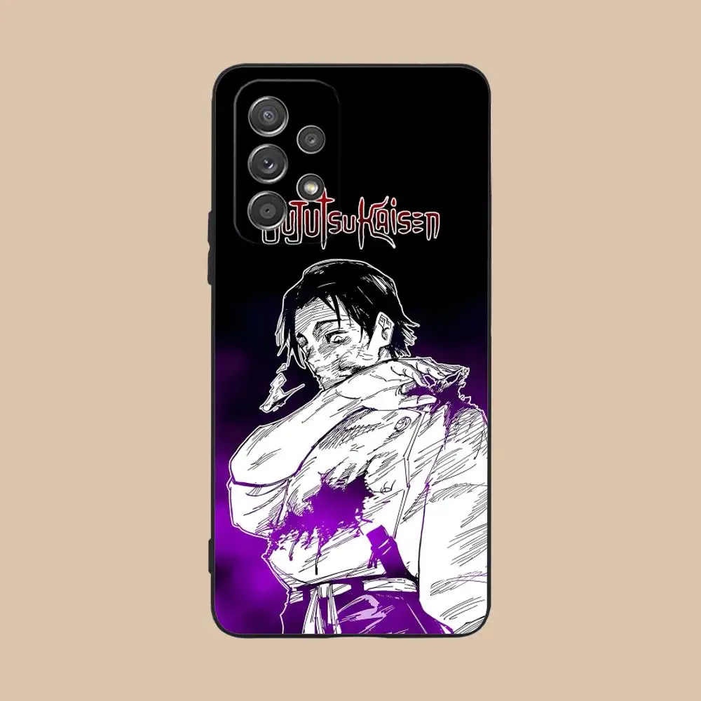Jujutsu Kaisen Yuta Okkotsu جراب هاتف لسامسونج غالاكسي A56 55 54 53 52 51 36 35 34 23 16 15 5G غطاء ملون جميل