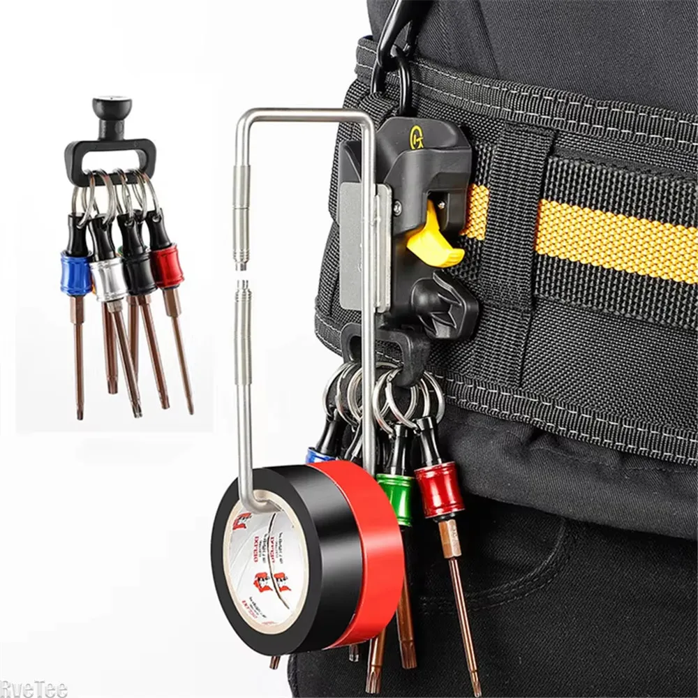 Portable Power Tools Quick Hanging Hooks Electrician Waist Tool Storage Electric Drills Organizer Hook Anti-fall Accessories