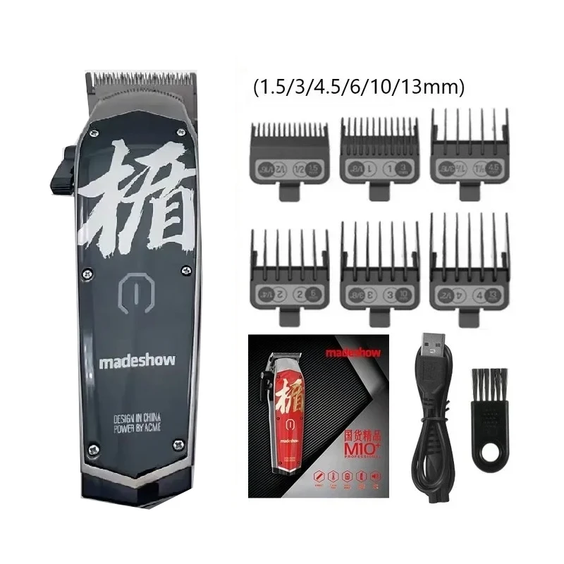 Madeshow M10+ Hair Clippers For Men, Cordless Hair Clipper For