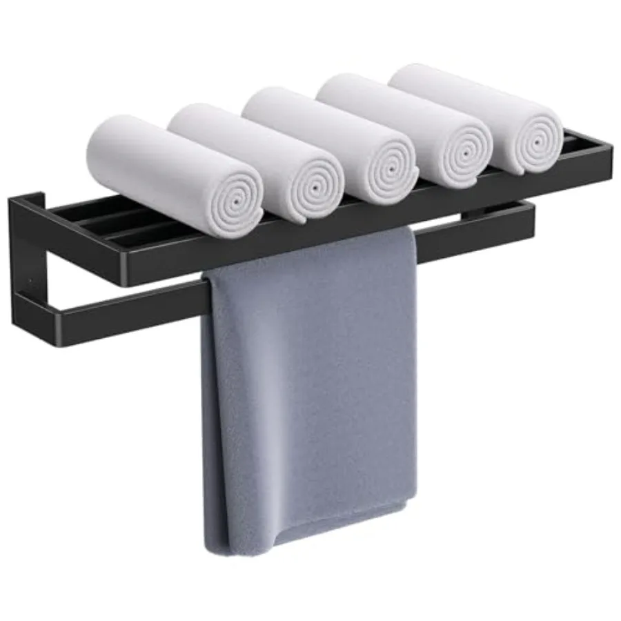 

Towel Rack 23.6-inch Towel Bar Double Towel Holder Stainless Steel Bathroom Hardware Accessories Set