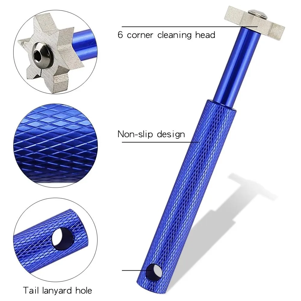 

Alloy Wedge Golf Club Grooving Sharpening Tool Lanyard Hole Non-Slip Golf Club Sharpener Head Strong Wedge Wedge Sharpening Tool