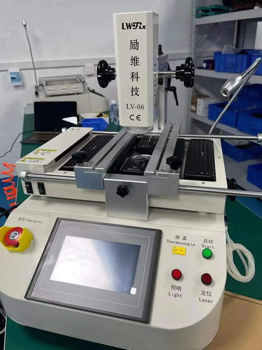 

LV-06 Automatic Infrared BGA Repair Machine Industrial SMD CPU IC Chip Mould PCB Welding Equipment with Motor Core Components