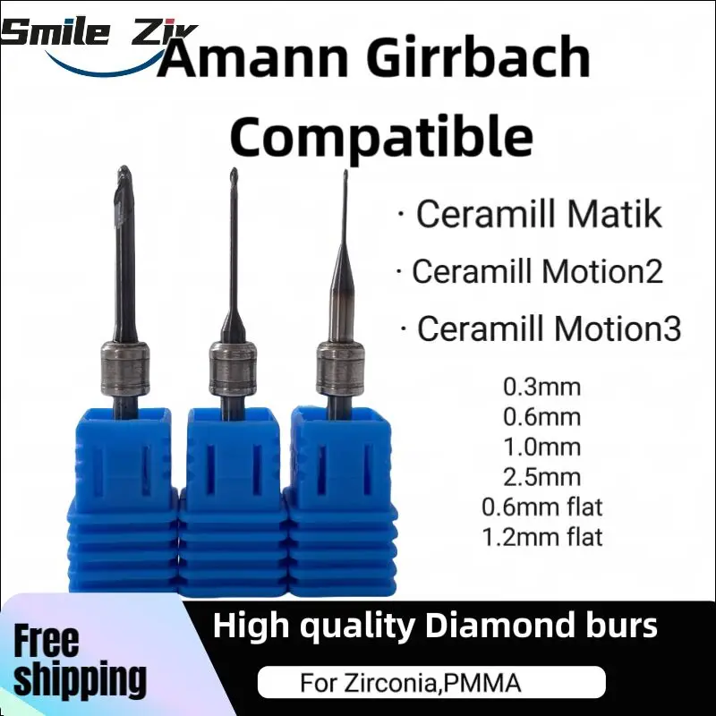 

Amann Girrbach Ceramill Motion2 Milling Burs Matik Ceramill Motion3 Diamond Coating Zirconia Drills Pmma Milling Cutter