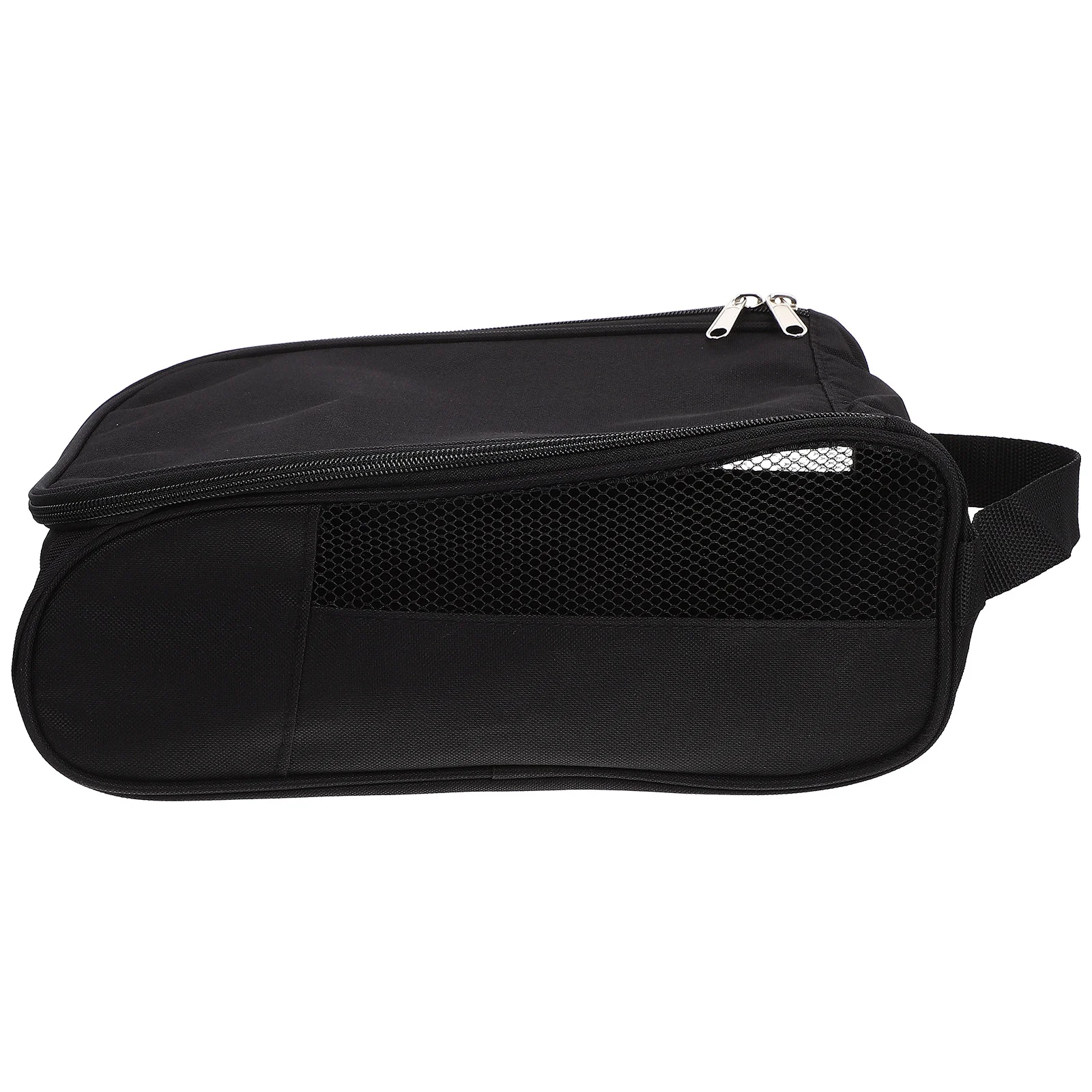 حقيبة أحذية للرجال حاوية أحذية الجولف المحمولة بسحاب قابلة للتنفس وقابلة لإعادة الاستخدام وحل تخزين مريح لركوب الدراجات