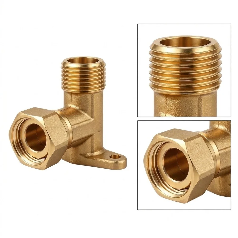 4-Point Brass Joint for Water Heater Installations Designed for Resistance and Consistent Connection Stability