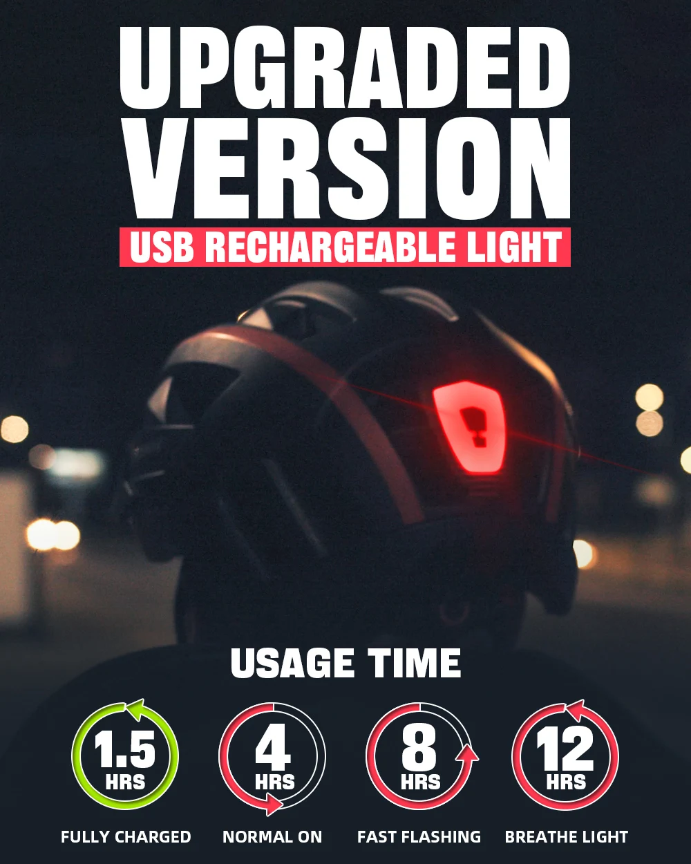 VICTGOAL Fahrradhelm Erwachsene Straße Mountainbike Helme Outdoor Sport Sicherheit Radfahren Zubehör Mit LED Rücklicht Brille – Detail 4