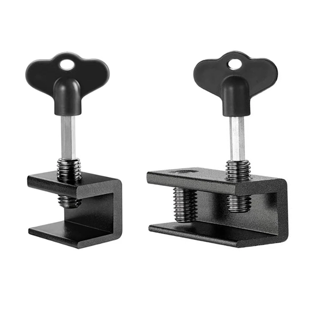 Sliding Door Window Lock with Key Wrench Security Window Door Lock Aluminium Alloy Window Limit Stop Locks Kid/Children Guards