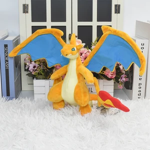 Mega Charizard y Puppe von Kinderplüsch, Evolution Pocket Monster, Drachengefüllter Spielzeuganime, weiches Tiergeschenk, 20 cm 8 Hauptwiederverkaufsabdeckung - №5