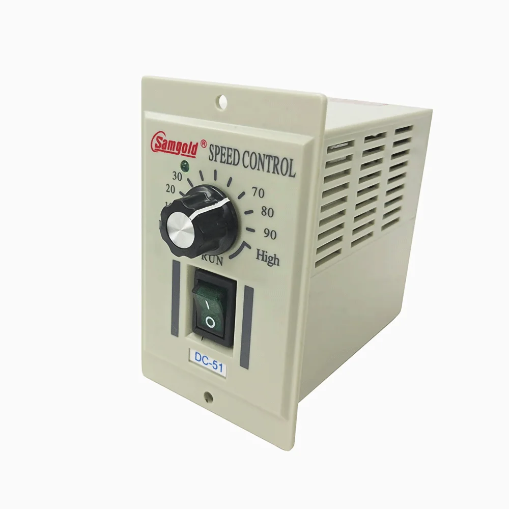 DC Speed Controller Permanent Magnet Brush Motor Speed Controller AC110V Input And Output 24V36V60V90V DC-51