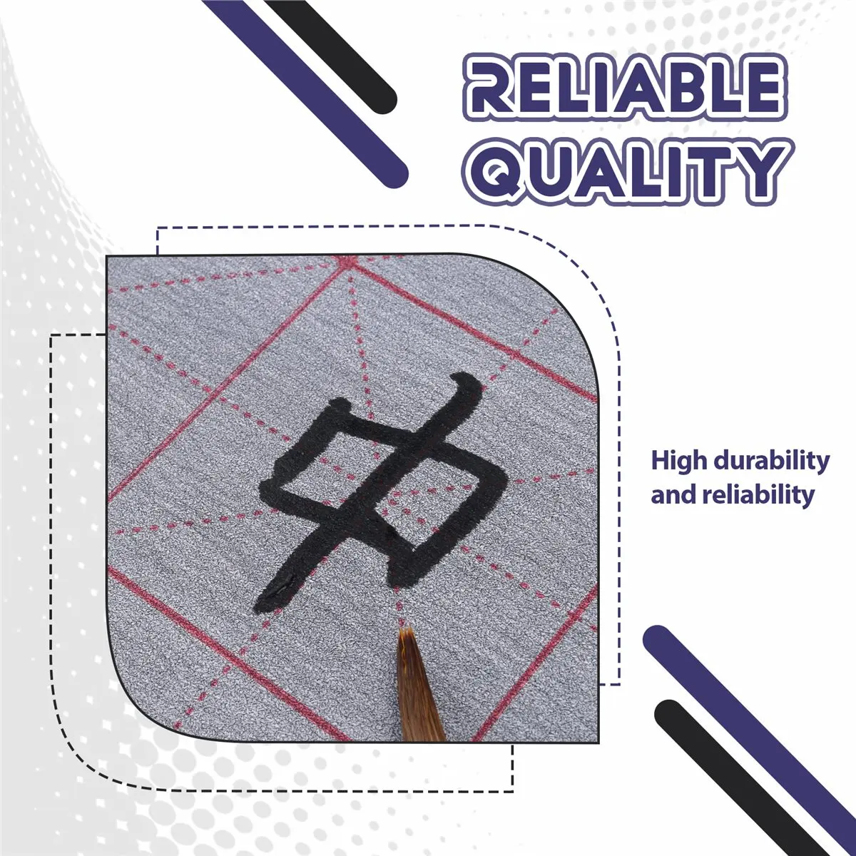 doyou Reusable Water Writing Magic Cloth Inkless Chinese Calligraphy Set of 3 Traditional Calligraphy Writing Brush Pens Set 1