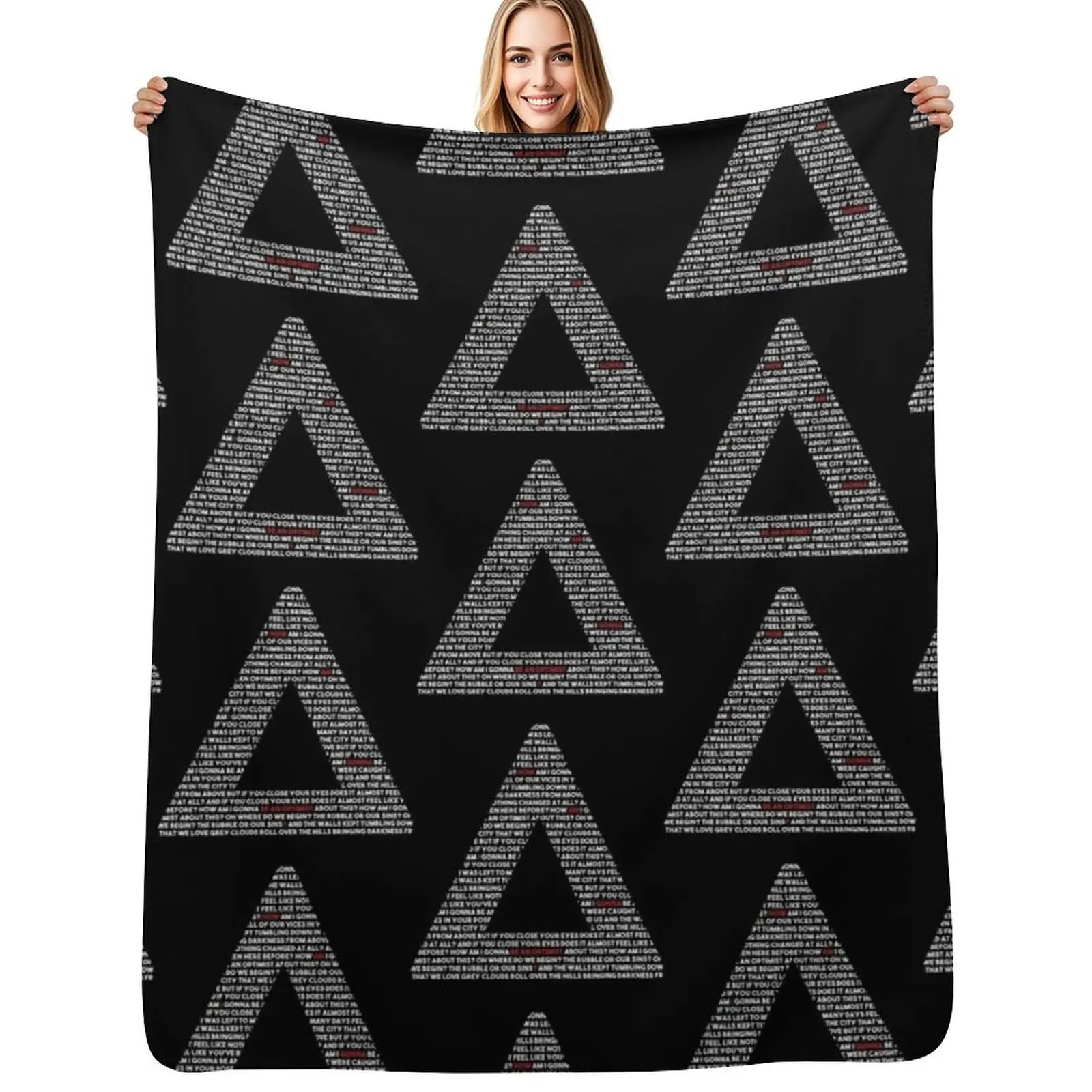 

The Optimist Throw Blanket Blankets For Baby cosplay anime Plush Plaid on the sofa Blankets