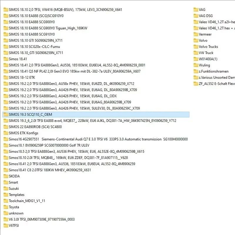 최신 93GB WINOLS DAMOS + Winols 4.51 소프트웨어 빅 아카이브 Damos Mappacks 2022 2021 2020 칩 튜닝 지도 파일 무료 설치